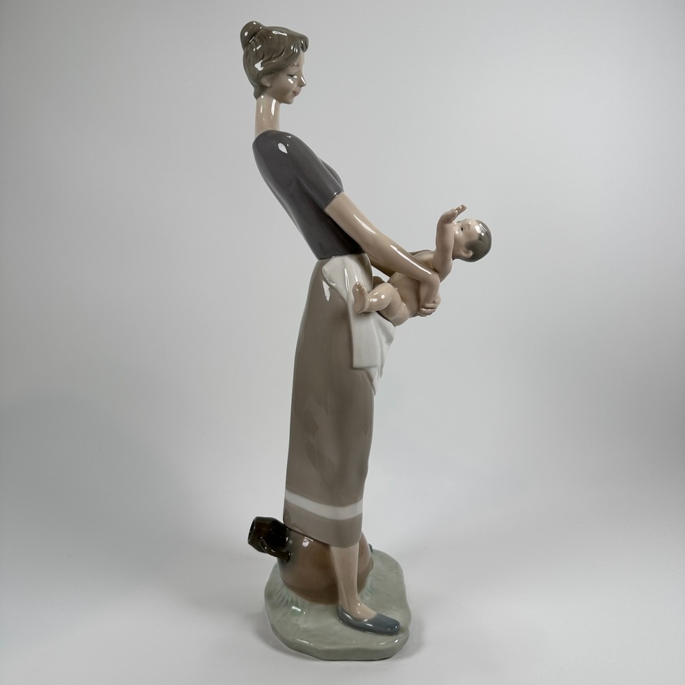 Lladro Maternidad 4575 Maternity Motherhood & Child Baby 13" Brille VTG 1969 Box - Picture 6 of 16